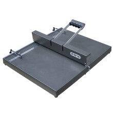 Manual Rillmaschine, 350mm Paper Creaser for Desk with 2 Adjustable Blocks and Positioning Ruler, Ideal for Cards and Documents