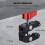 Camera Fixed Mount with Adjustable Clamp Bracket, 360 Degree Rotating Microphone Mounting Tool, Locking Control 2