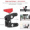 Camera Fixed Mount with Adjustable Clamp Bracket, 360 Degree Rotating Microphone Mounting Tool, Locking Control 5