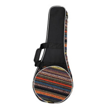 Mandoline Gig Bag National Style Exquisite Rucksack for Comfortable Transport of Mandolins, Durable Padded Material