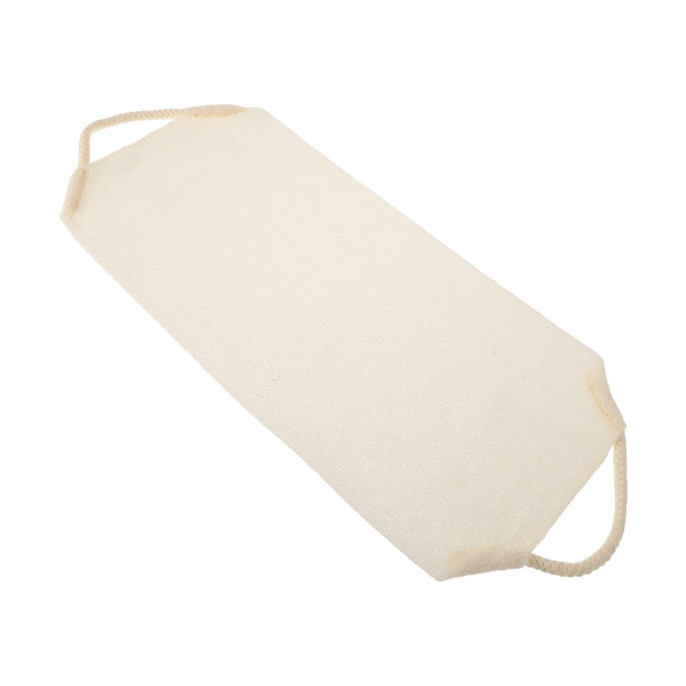 Beige Langes Peeling-Duschtuch Fã¼R Mã¤Nner Und Frauen, Ergonomisches Kã¶Rperpeeling-Handtuch, Weiches Strapazierfã¤Higes Material,
