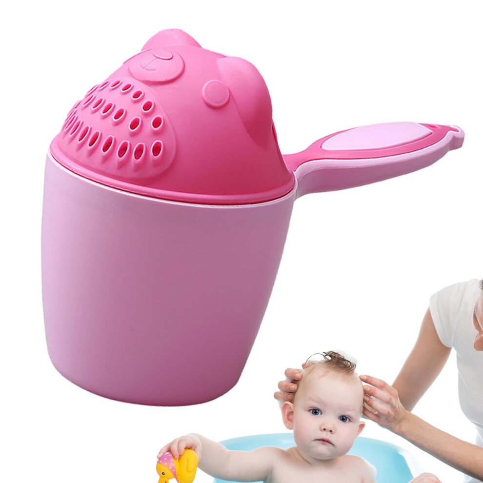 Shampoo Rinse Cup for Babies, Waterfall Rinser Bath Cup with Eye Protection, Cute Animal Design for Toddlers and Kids