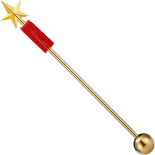 Conductor Baton for Orchestra Conducting, Gold Finish, Lightweight, Professional Quality, Suitable for Choral Performances