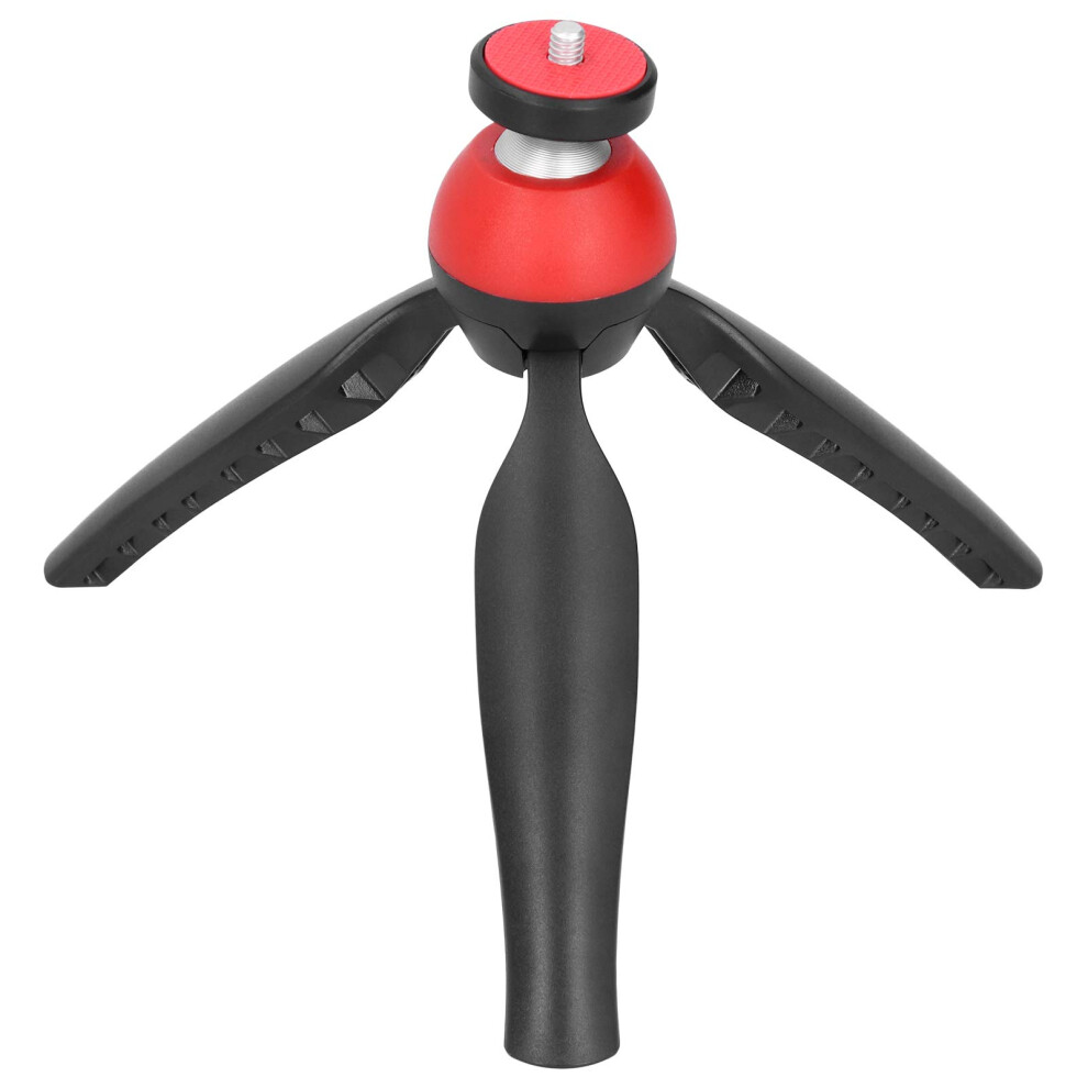Table Tripod For Phones And Cameras, 1/4 Inch Screw, Desktop Selfie Tripod For Slr, Mirrorless, And Mobile Devices, Plastic 6038364665553