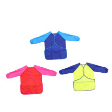 Children's Painting Tool 3-Piece Set Royal Blue Painting Apron with Sleeves for Children, Easy to Care for, Ideal for Painting and Crafting