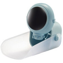 Cartoon Astronaut Handwashing Extender for Toddlers, Promotes Independence, Peacock Design, Child-Safe Material