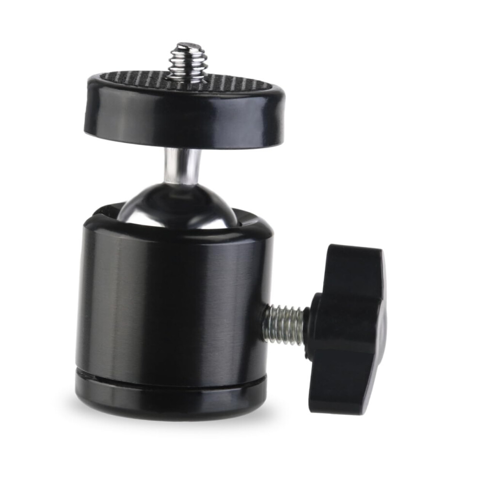 Mini Tripod Head With 1/4 Thread Ball Head For Compact Cameras And Camcorders - Lightweight Tripod Accessories For Flexible Shooting 6482260030937
