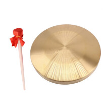 Gong Large Drum Kit Chinese Percussion Instrument Copper 28-Inch Traditional Musical Instrument for Performance