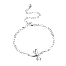Silver Anklet Adjustable Foot Chain with Elegant Design for Women, Stylish Foot Jewelry, Fashion Accessory