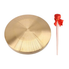 Practical Hand Gong Percussion Instrument for School Festivals and Parties, Durable Design with Lanyard for Easy Use