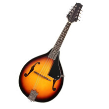 8-String Mandolin Instrument Made of Linden Wood with Steel Strings and Adjustable Bridge for Musicians
