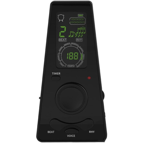 Electronic Metronome Timer with Adjustable Volume and Beat Control for Guitar Violin Saxophone Compact Design Blue 1