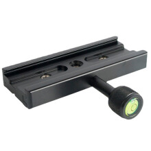 120mm Quick Release Plate Adapter for DSLR Cameras Compatible with Tripods Monopods Lightweight Durable Design