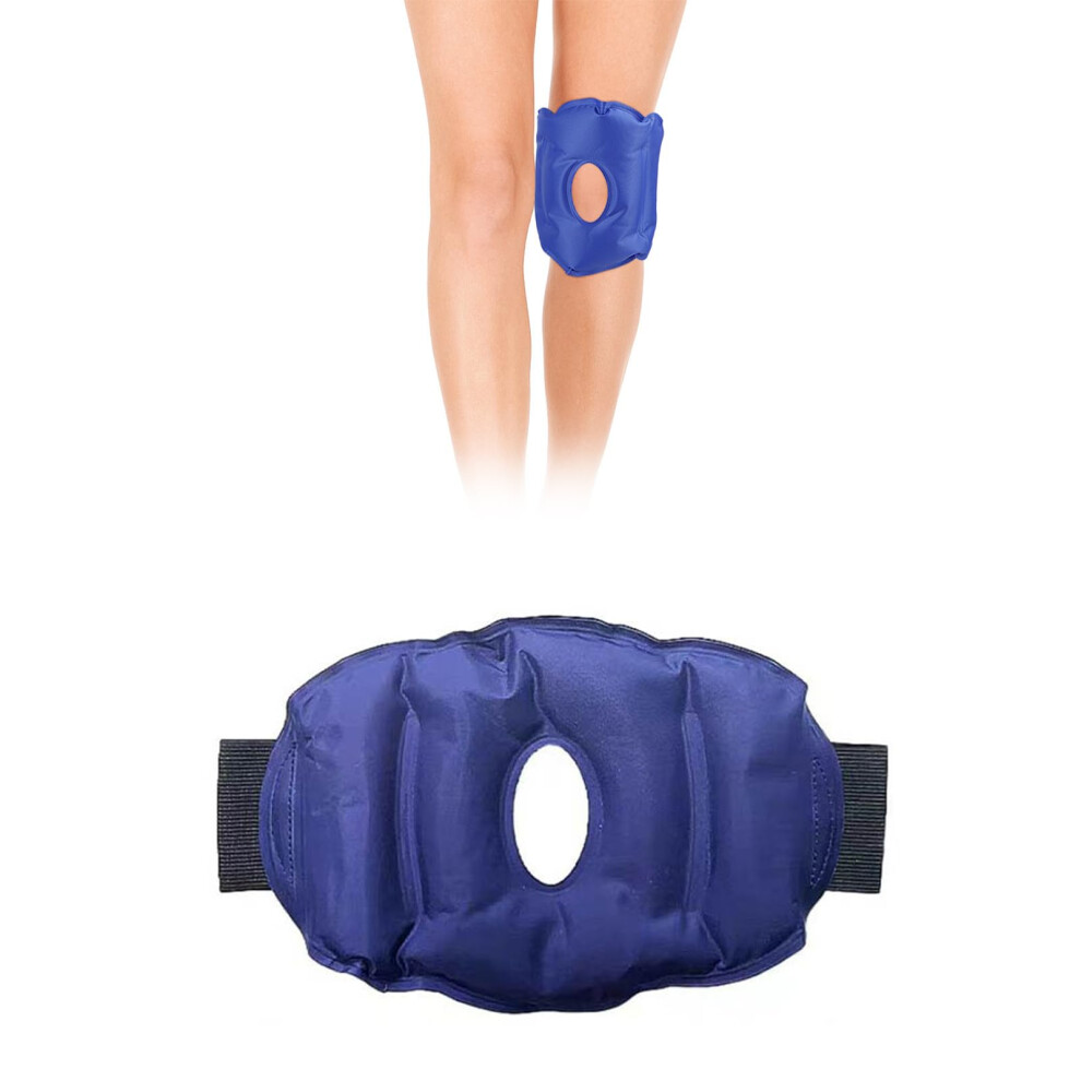 Cooling Pack for Knee Pain Relief, Reusable Knee Cooling Pads, Adjustable Cold Warm Compress for Swelling and Sports Recovery