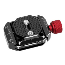 Aluminium Alloy Quick Release Plate Clamp Tripod Adapter For Switching Between Stabilizer Stands And Sliders