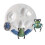 Graine Créative - Molde de silicone (mini) Escaravelho Ø 7 cm 1
