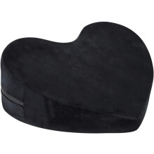 Sex Cushion Lumbar Pillow with Heart Wedge for Couples, Black Travel Pillow for Enhanced Comfort and Support in Bed