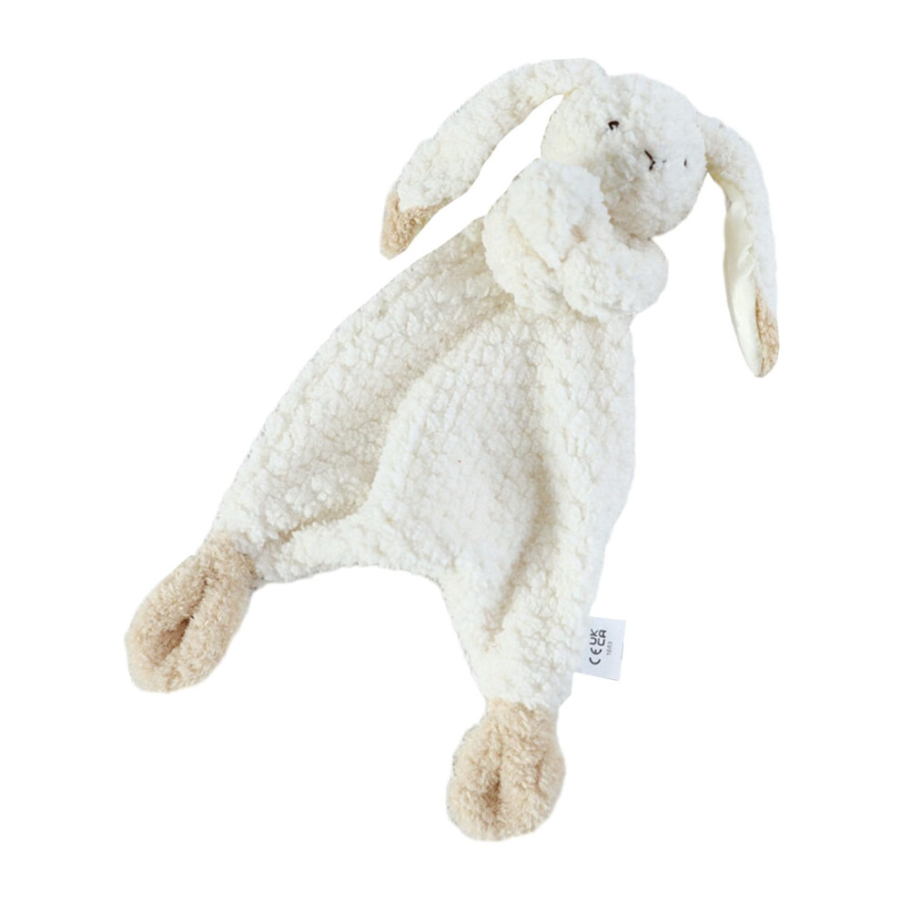 Safety Blanket Soft Baby Lovey Stuffed Animal Cuddly Toy for Newborn Boys and Girls 8 x 13 Inches Plush Material