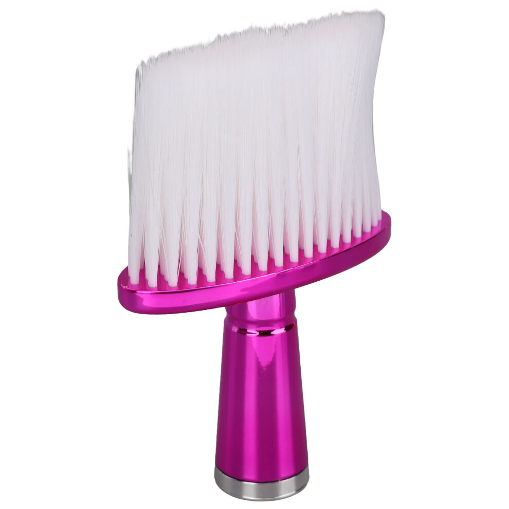 Hairdresser Brush Soft Fiber Hair Cutting Brush for Hairdressers Salon and Home Use Ergonomic Handle Professional Accessory