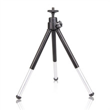 Multifunctional Vlog Tripod for Cell Phone, Flexible Mini Tripod Stand Holder, Small Mount, Silver Color, Compatible with Mobile Devices