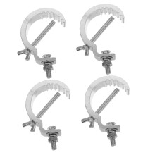 4-Piece Truss Clamps for Stage Lighting, Non-Slip Design, Adjustable Hooks for Weddings and Performances, Universal Fit