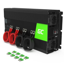 Conversor de carro - Green Cell - PRO - 2000 W - 12 V - Proteção contra sobrecarga e superaquecimento