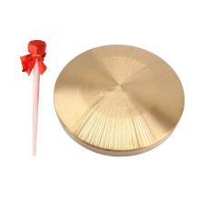 Gong Copper Instrument Percussion for Traditional Chinese Music - 30cm Size, High-Quality Brass Material