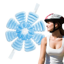 Reusable Cooling Hat Insert - Ice Pack for Hats, Portable Headband, Freezable Gel Cooling Lines for Outdoor Sports