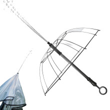 Water Gun Umbrella - Transparent Squirt Gun Umbrella, 27 ft Range, Ideal for Summer Pool Parties and Beach Fun, 1 Piece