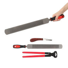 Horse Farrier Hoof Trim Tool Kit with Ergonomic Grip, Durable Metal Hoof Shears, Easy to Use for Trimming Horses