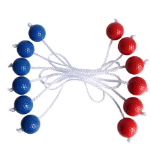 Pack of 6 Golf Balls for Ladder Golf, Outdoor Game Training Balls in Mixed Colors for Team Building and Company Events