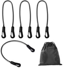 Professional Horse Leg Straps, 4-Pack, Adjustable Elastic Tail Ties for Secure Stable and Trailer Safety