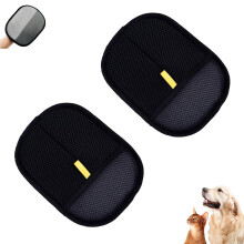 Fur Magnetic Glove for Cat Grooming, Double-Sided Antistatic Cat Hair Removal Gloves, Reusable Pack of 2
