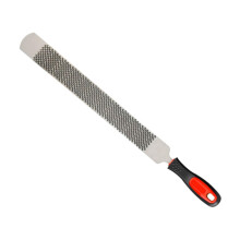 Hufraspel für Pferde, doppelseitige Hufeisenfeile aus Stahl, 20cm für Tierpflege und Hufpflege