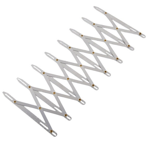 Multi-Purpose Sewing Tool Expandable Seam Guide Locator for Seamless Button Placement Adjustable Finger Hole Marker