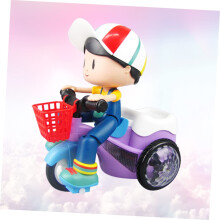 Stunt Tricycle Intelligent Stunt Tricycle Toy for Kids, Creative 3-Wheel Ride-On, Durable Plastic, Colorful Design