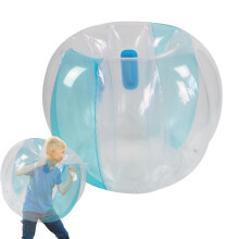 Sumo-Ball Stoßfänger | Durable Inflatable Hamster Ball for Kids, Outdoor Soccer, Blue Color, Portable Design