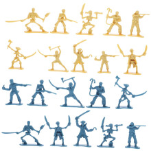 100 Pieces Pirate Game Mini People Models Pirate Accessories For Boys Pirate Skeleton Toy Figures Set Made of Plastic