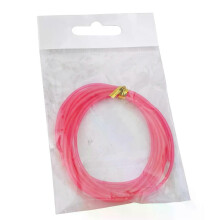 PARK (Rosa) Tubo da pesca luminoso da 2 metri, in silicone, anti-rig, manicotti per la pesca in mare,