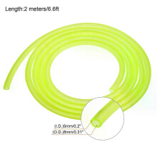 PARK (2 Meter Gelb) 1/2/3 Meter 5 x 8 mm PVC-Benzinschlauch, Benzinleitung für Kettensägen, Rasen