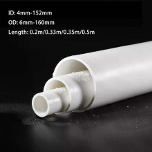 PARK (21 mm x 25 mm x 0,5 m) 1 Stück Außendurchmesser 6 ~ 160 mm, weißes PVC-Rohr für Aquarium, Wasserversorgung,