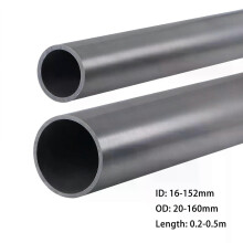 PARK (40,6 x 48 x 500 mm), 16–160 mm Außendurchmesser, PVC-Rohr, hellgrau, PVC, starr, rund, schlagfest,