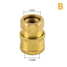 PARK (B) Hochdruckreiniger-Anschlussadapter 1/4-Zoll-Schnellanschluss M14 x 15 Gewinde