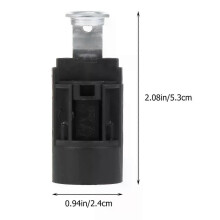 PARK (Schwarz) 10 Stück Hochwertiger Kunststoff E14 Lampenfassung LED-Lampenfassung Sichere langlebige