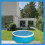 PARK (220 x 150 cm) Cubierta rectangular para piscina con lámina aislante solar azul 3