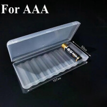 PARK (Für AAA) 10 Slot Batterie Lagerung Box für AAA/AA Kunststoff Batterie Organizer Zubehör