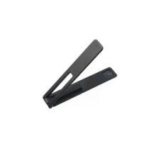 PARK (schwarz) Ultradünner, minimalistischer Handyhalter aus Metall, klappbarer Rückstab, tragbarer