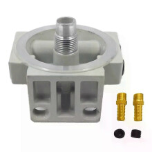 PARK (Russische Föderation) R12T Kraftstofffiltersockel NPT ZG1/4-19 mit 2 Armaturen und 2 Steckern