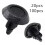 PARK(100) Paraurti per auto, rivetti neri, foro da 7 mm, clip per rivetti per auto, per Toyota, per 4