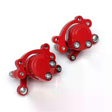 PARK (Rot) Hinten/Vorne bremssattel zubehör Für 2 hub 47cc 49cc pocket bike pit mini moto bike atv